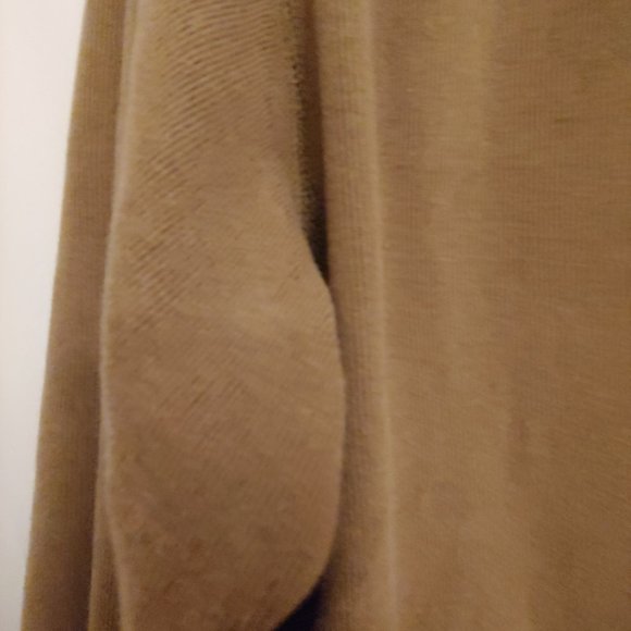 Tommy Bahama mens crewneck reversible tobacco gold and grey sweater - Picture 11 of 14